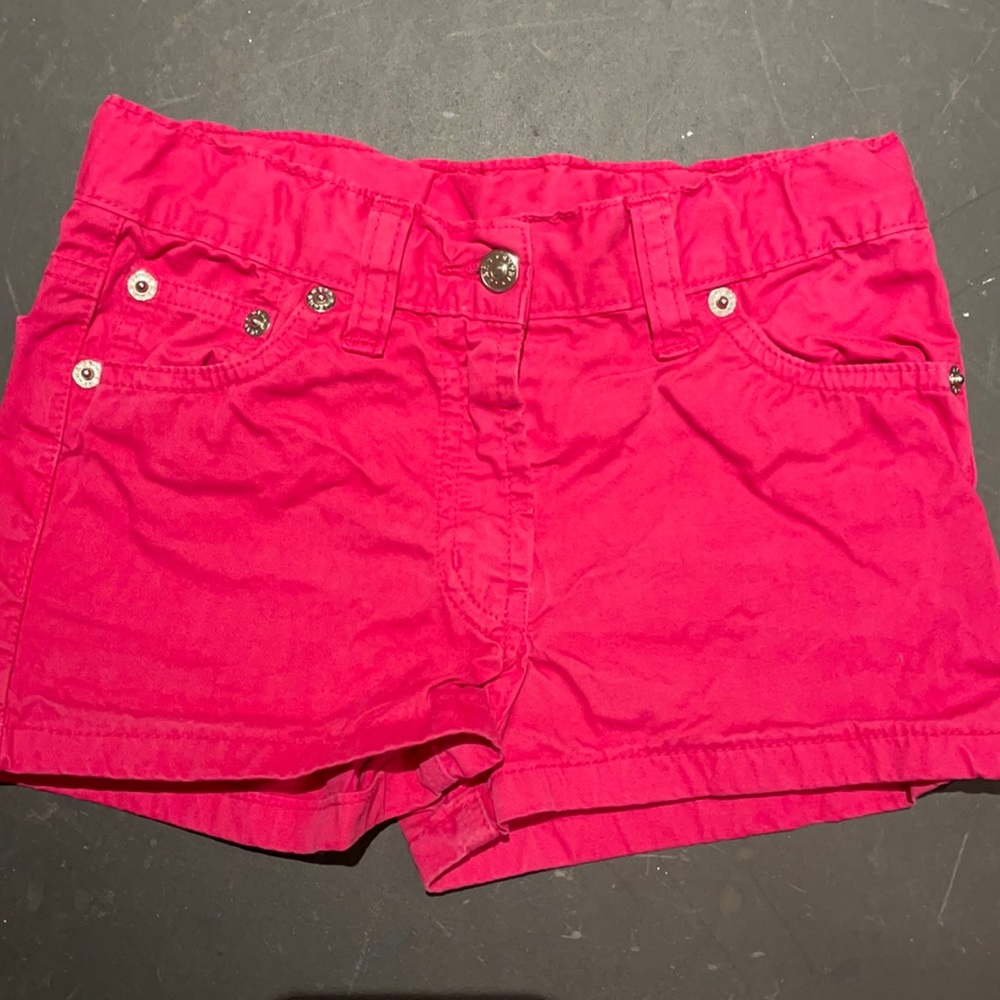 Girls Oscar de la renta pink shorts